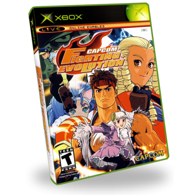 Capcom Fighting Evolution (2)3D Boxes Italic